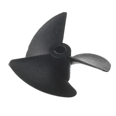 Heyiarbeit 3Pcs 3 Blades Propellers for Ship Model RC Boat Propeller Model Black Plastic CCW Paddle 47mm Diameter 40mm Pitch 4.8mm Hole Dia