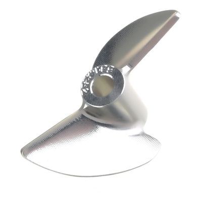 Heyiarbeit 2 Blades CCW Propeller for Ship Model RC Boat Propeller Model Silver Aluminium Alloy Paddle 38mm Diameter 1.9 Pitch 4mm Hole Dia