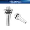 Heyiarbeit RC Antenna Mount, M6 Thread, Aluminum Alloy, for RC Boat Silver 4pcs view 3