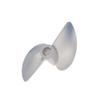 Heyiarbeit 2 Blades Propeller for Ship Model Rc Boat Propeller Model Silver Aluminium Alloy Positive Paddle 40mm Diameter 1.9 Pitch 4.76mm Hole Dia view 1