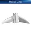 Heyiarbeit 2 Blades Propeller for Ship Model Rc Boat Propeller Model Silver Aluminium Alloy Positive Paddle 40mm Diameter 1.9 Pitch 4.76mm Hole Dia view 3