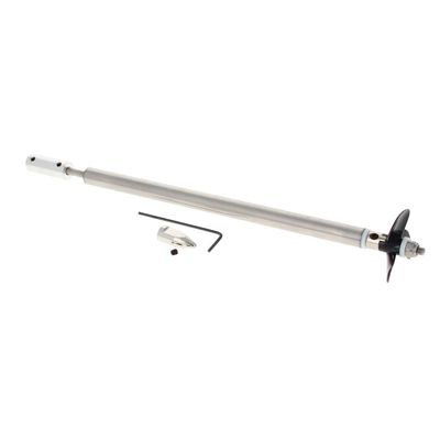 Heyiarbeit Drive Shaft Fit for 2.3mm Motor Shaft w Propeller and Universal Joint for RC Boat, L200mm Shaft, L150mm Sleeve, D36mm Propeller