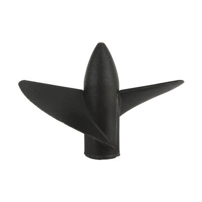 Heyiarbeit 2 Blades Propeller for Ship Model Rc Boat Propeller Model Black Plastic Positive Paddle 45mm Diameter 31.5mm Pitch M4 Hole Dia