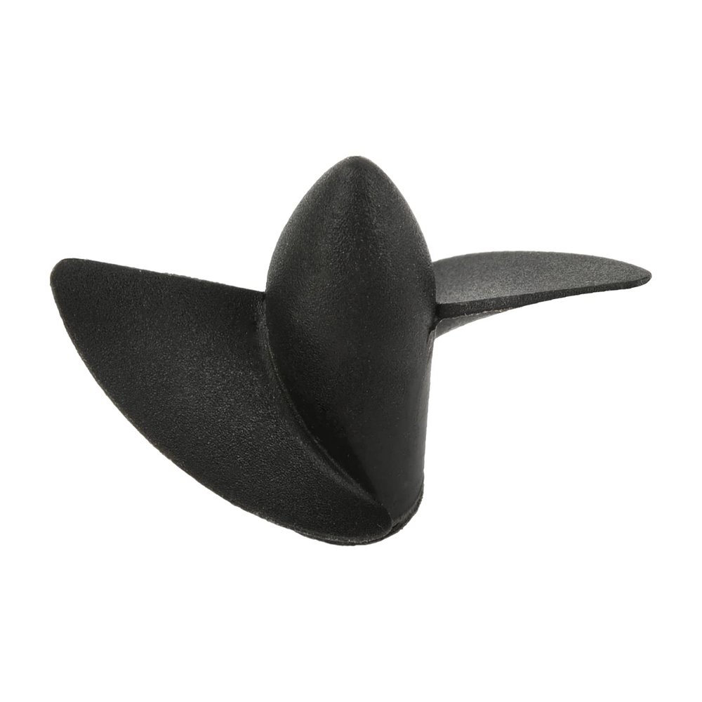 Heyiarbeit 2 Blades Propeller for Ship Model Rc Boat Propeller Model Black Plastic Positive Paddle 39mm Diameter 27.5mm Pitch M4 Hole Dia