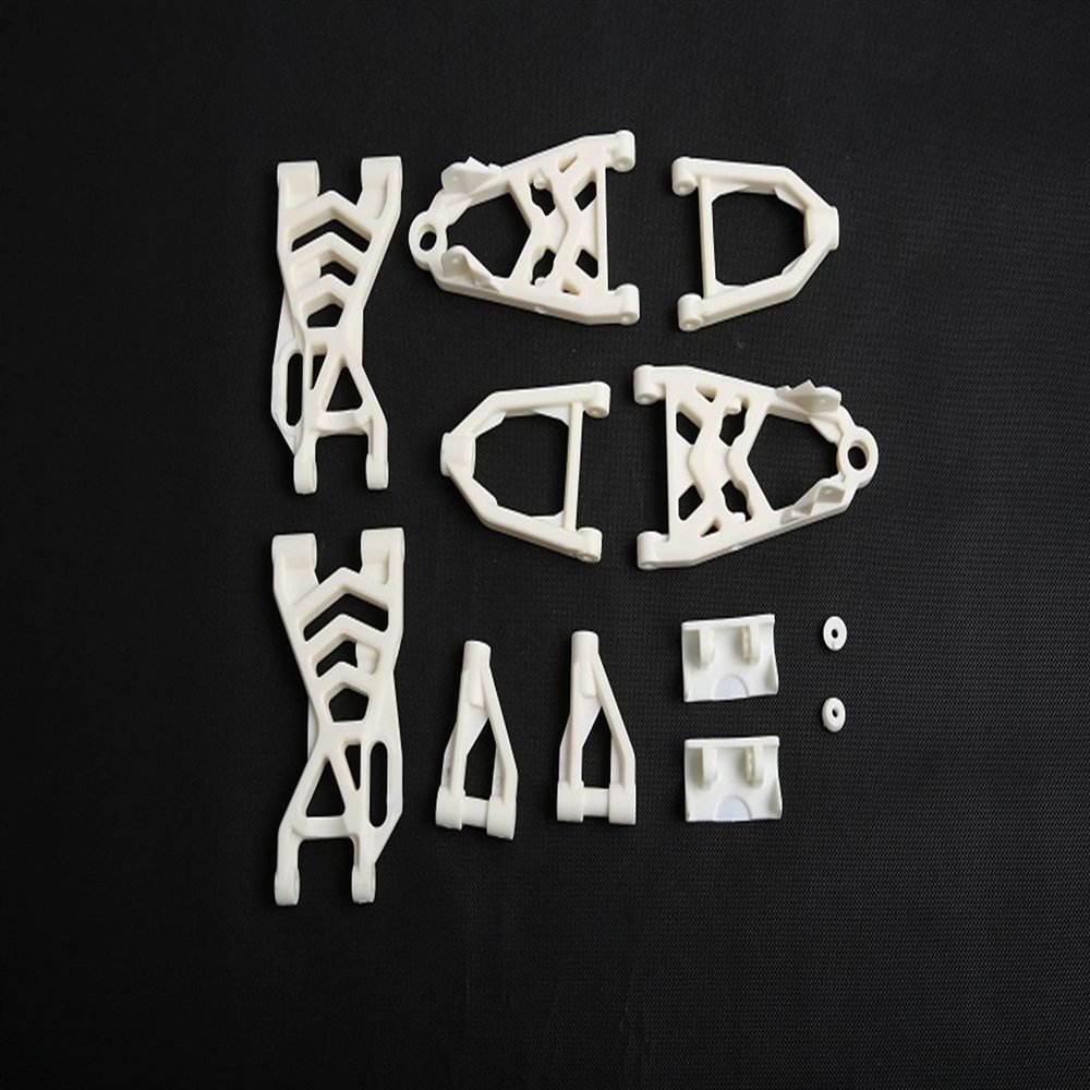 DAPENGNIAO 1/5 rc car Gas High Strength Nylon Front and Rear Suspension arm Complete Set fit for RC CAR hpi Baja 5b KM Rovan Accessories (Color : White)