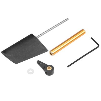 Heyiarbeit RC Boat Rudder with Single Servo Arm 36mm, Rudder Pad Thickness 5.7mm FXB-QJFXD 1 Set