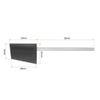 Heyiarbeit RC Boat Rudder with Single Servo Arm 28mm, Rudder Pad Thickness 4.4mm FXB-QJFXD 1 Set view 2