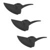 Heyiarbeit 3Pairs 2 Blades Propellers for Ship Model Rc Boat Propeller Model Black Plastic Positive Paddle and Propeller Reversing 40mm Diameter 42mm Pitch 4.8 Hole Dia view 1