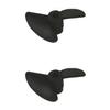 Heyiarbeit 2Pairs 2 Blades Propellers for Ship Model Refitting DIY Technology Model Black Plastic Propeller 30mm Diameter 40mm Pitch 3.17mm Hole Dia view 1