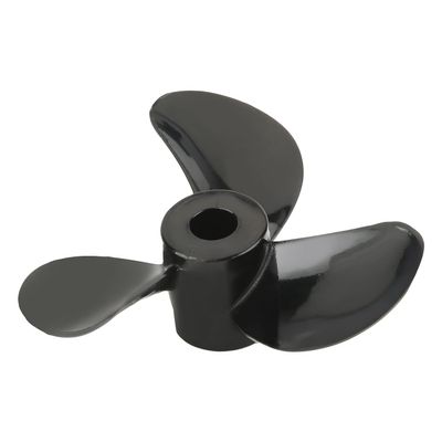 Heyiarbeit RC Boat Propeller 3 Blades Propellers Hole 3mm Diameter 28mm Plastic CW CCW for RC Boat Model Boat Black 3PCS