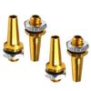 Heyiarbeit RC Antenna Mount, M6 Thread, Aluminum Alloy, for RC Boat Golden 4pcs view 1