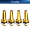Heyiarbeit RC Antenna Mount, M6 Thread, Aluminum Alloy, for RC Boat Golden 4pcs view 3