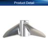 Heyiarbeit RC Boat Propeller 2 Blades Propeller Hole 4mm Diameter 38mm Pitch 1.4mm Aluminium Alloy CCW for RC Boat Model Boat Silver view 4
