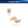 Heyiarbeit 2Pairs 2 Blades Propellers for Ship Model Rc Boat Propeller Model Black Plastic Positive Paddle and Propeller Reversing 45mm Diameter 31.5mm Pitch M3 Hole Dia view 2