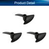 Heyiarbeit 3Pcs 2 Blades Propellers for Ship Model RC Boat Propeller Model Black Plastic CCW Paddle 38mm Diameter 1.4 Pitch 4.76mm Hole Dia view 4