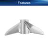 Heyiarbeit 2 Blades Propeller for Ship Model Rc Boat Propeller Model Silver Aluminium Alloy Positive Paddle 36mm Diameter 1.4 Pitch 4.76mm Hole Dia view 3