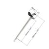 Heyiarbeit Drive Shaft Motor Shaft w Propeller and Universal Joint for RC Boat, L200mm Shaft, L150mm Sleeve, D36mm Propeller view 2