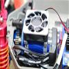 GPM for TRAXXAS Slash 4X4 Low-CG 68086-21 Aluminium Motor HEATSINK with Cooling Fan - 1 Set (for Slash 4X4 LCG Version) (Gray) view 3