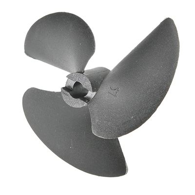 Heyiarbeit 3Pcs 3 Blades Propellers for Ship Model RC Boat Propeller Model Black Plastic CCW Paddle 57mm Diameter 40mm Pitch 4.8mm Hole Dia