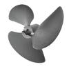 Heyiarbeit 3Pcs 3 Blades Propellers for Ship Model RC Boat Propeller Model Black Plastic CCW Paddle 57mm Diameter 40mm Pitch 4.8mm Hole Dia view 1