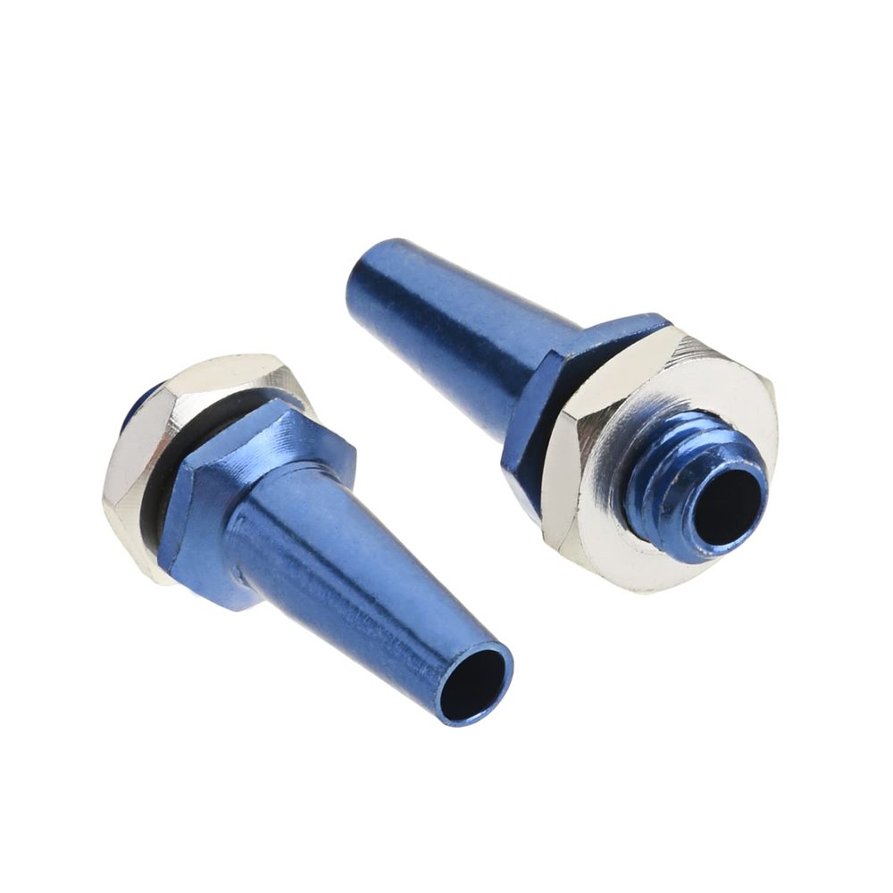 Heyiarbeit RC Antenna Mount, M6 Thread, Aluminum Alloy, for RC Boat Light Blue 1pcs