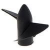 Heyiarbeit 1Pair 2 Blades CW/CCW Propeller for Ship Model RC Boat Propeller Model Black Plastic Paddle 39mm Diameter 27.5mm Pitch M4 Hole Dia view 1