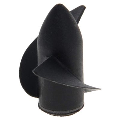 Heyiarbeit 1 Pair 2 Blades CW+CCW Propeller for Ship Model RC Boat Propeller Model Black Plastic Paddle 35mm Diameter 25mm Pitch M4 Hole Dia