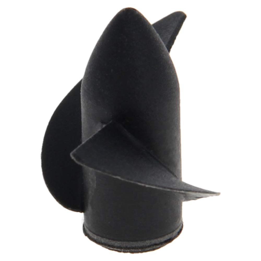 Heyiarbeit 1 Pair 2 Blades CW+CCW Propeller for Ship Model RC Boat Propeller Model Black Plastic Paddle 35mm Diameter 25mm Pitch M4 Hole Dia