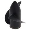 Heyiarbeit 1 Pair 2 Blades CW+CCW Propeller for Ship Model RC Boat Propeller Model Black Plastic Paddle 35mm Diameter 25mm Pitch M4 Hole Dia view 1