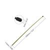 Heyiarbeit 5Pcs 3mm x 1.5mm Light Green Plastic Antenna Pipe Tube Protectors Receiver Aerial for RC Model Car view 2