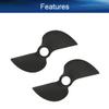 Heyiarbeit 2Pairs 2 Blades Propellers for Ship Model Rc Boat Propeller Model Black Plastic Positive Paddle and Propeller Reversing 40mm Diameter 42mm Pitch 4.8 Hole Dia view 3