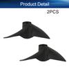 Heyiarbeit 2Pairs 2 Blades Propellers for Ship Model Rc Boat Propeller Model Black Plastic Positive Paddle and Propeller Reversing 40mm Diameter 42mm Pitch 4.8 Hole Dia view 4