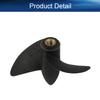 Heyiarbeit 2 Blades Propeller for Ship Model Rc Boat Propeller Model Black Plastic Positive Paddle 42mm Diameter 29.5mm Pitch M4 Hole Dia view 4