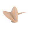 Heyiarbeit 1Pair 2 Blades Propeller for Ship Model Rc Boat Propeller Model Black Plastic Positive Paddle and Propeller Reversing 39mm Diameter 27.5mm Pitch M3 Hole Dia view 1