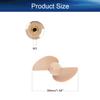 Heyiarbeit 1Pair 2 Blades Propeller for Ship Model Rc Boat Propeller Model Black Plastic Positive Paddle and Propeller Reversing 39mm Diameter 27.5mm Pitch M3 Hole Dia view 2