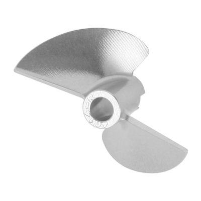 Heyiarbeit 2 Blades CW Propeller for Ship Model Rc Boat Propeller Model Silver Aluminium Alloy Propeller 40mm Diameter 1.4 Pitch 4.76mm Hole Dia