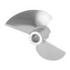 Heyiarbeit 2 Blades CW Propeller for Ship Model Rc Boat Propeller Model Silver Aluminium Alloy Propeller 40mm Diameter 1.4 Pitch 4.76mm Hole Dia view 1