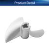 Heyiarbeit 2 Blades CW Propeller for Ship Model Rc Boat Propeller Model Silver Aluminium Alloy Propeller 40mm Diameter 1.4 Pitch 4.76mm Hole Dia view 3