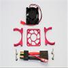 GPM for TRAXXAS Slash 4X4 Low-CG 68086-21 Aluminium Motor HEATSINK with Cooling Fan - 1 Set (for Slash 4X4 LCG Version) (red) view 1