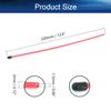 Heyiarbeit 10Pcs 3mm x 1.5mm Red Plastic Antenna Pipe Tube Protectors Receiver Aerial for RC Model Car view 2