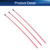 Heyiarbeit 10Pcs 3mm x 1.5mm Red Plastic Antenna Pipe Tube Protectors Receiver Aerial for RC Model Car view 3