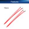 Heyiarbeit 10Pcs 3mm x 1.5mm Red Plastic Antenna Pipe Tube Protectors Receiver Aerial for RC Model Car view 4