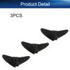 Heyiarbeit 3Pairs 2 Blades Propellers for Ship Model Rc Boat Propeller Model Black Plastic Propeller 30mm Diameter 40mm Pitch 3.17mm Hole Dia view 4