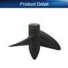 Heyiarbeit 2 Blades Propeller for Ship Model Rc Boat Propeller Model Black Plastic Propeller Reversing 42mm Diameter 29.5mm Pitch M4 Hole Dia view 4