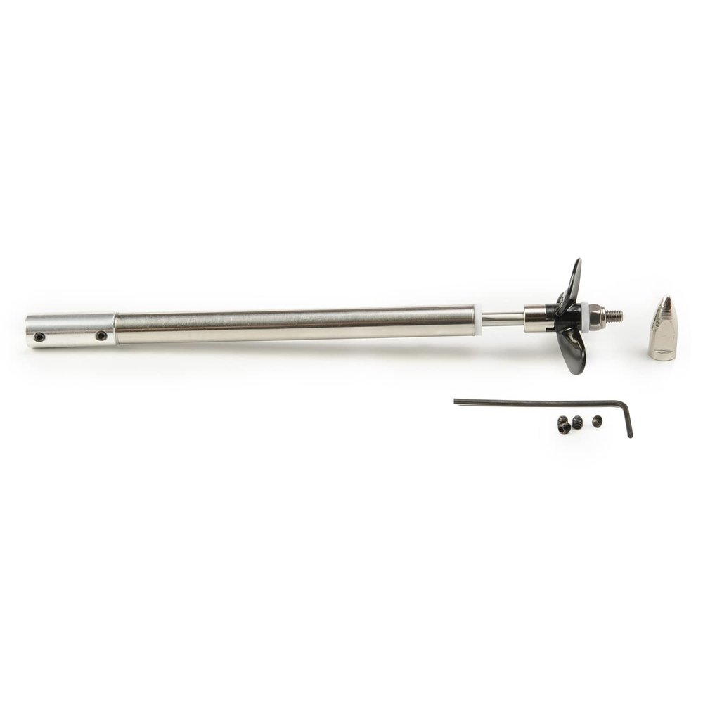 Heyiarbeit Drive Shaft Fit for 2mm Motor Shaft w Propeller and Universal Joint for RC Boat, L150mm Shaft, L100mm Sleeve, D36mm Propeller