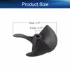 Heyiarbeit 1Pair 3 Blades Propeller for Ship Model Rc Boat Propeller Model Black Plastic Positive Paddle and Propeller Reversing 52mm Diameter 80mm Pitch 4.8mm Hole Dia view 2