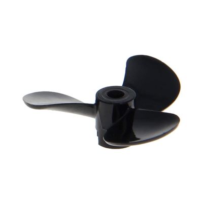 Heyiarbeit 3Pairs 3 Blades Propellers for Ship Model Rc Boat Propeller Model Black Plastic Positive Paddle and Propeller Reversing 32mm Diameter 1.4Pitch 3mm Hole Dia