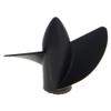 Heyiarbeit 2 Blades CW Propeller for Ship Model RC Boat Propeller Model Black Plastic Propeller 39mm Diameter 27.5mm Pitch M4 Hole Dia view 1