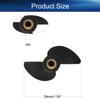 Heyiarbeit 2 Blades CW Propeller for Ship Model RC Boat Propeller Model Black Plastic Propeller 39mm Diameter 27.5mm Pitch M4 Hole Dia view 2