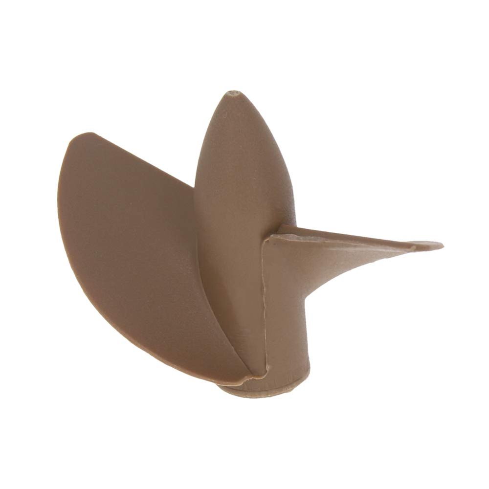 Heyiarbeit 1Pair 2 Blades Propeller for Ship Model Rc Boat Propeller Model Black Plastic Positive Paddle and Propeller Reversing 45mm Diameter 31.5mm Pitch M3 Hole Dia